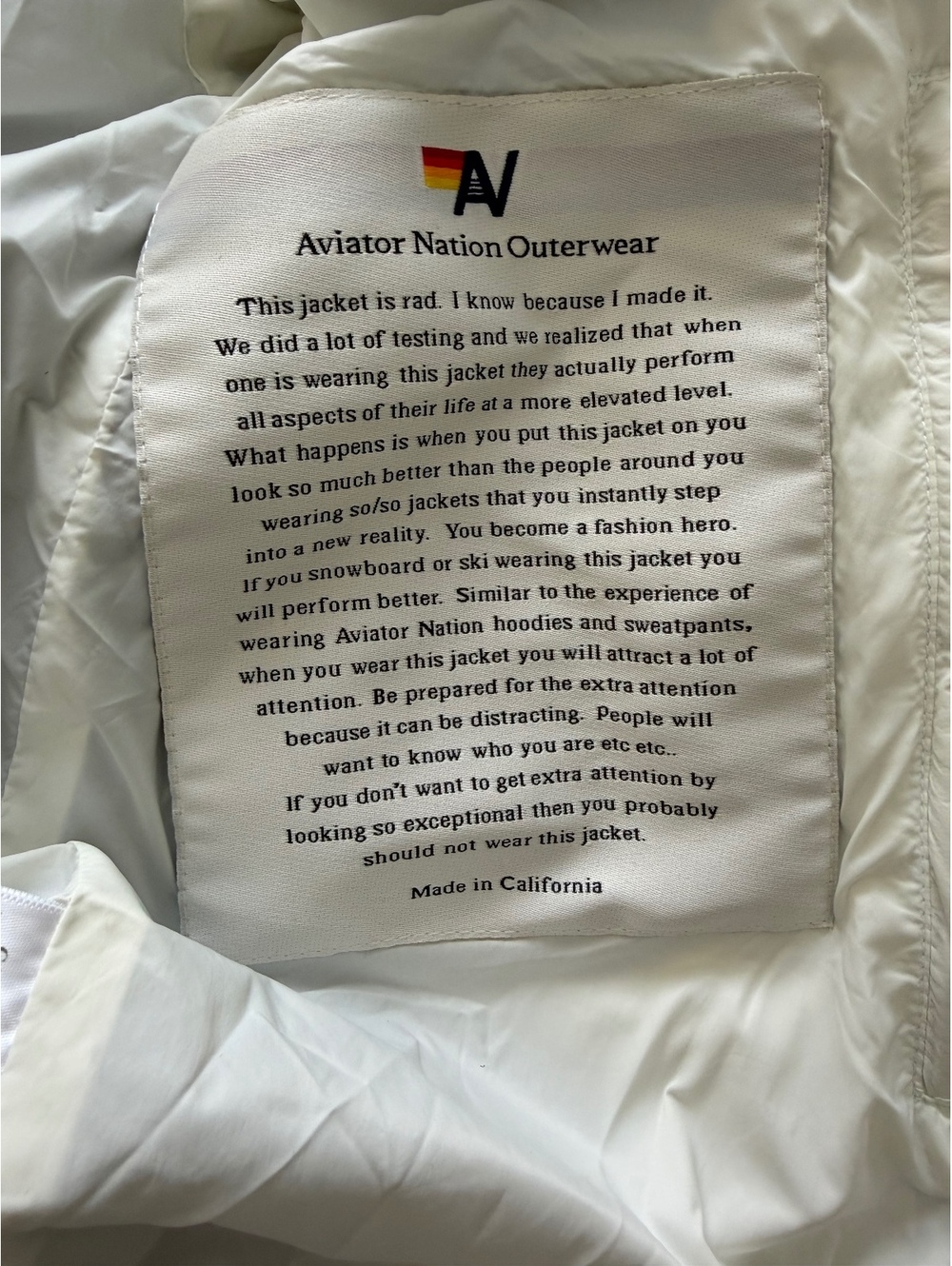 Aviator Nation Racer Jacket Small - Picture 6 of 9